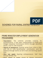 Schemes For Rural Entrepreneurs