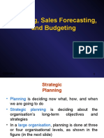 Planning, Sales Forecasting, and Budgeting: SDM-Ch.3 1