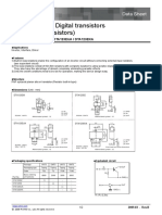 100ma / - 50V Digital Transistors (With Built-In Resistors) : DTA123EM / DTA123EE / DTA123EUA / DTA123EKA