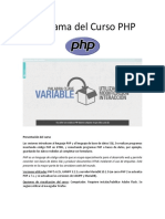 Programa Curso PHP
