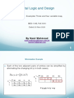 Digital Logic and Design: Lecture No 17: Examples Three and Four Variable Map