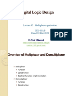 32 DLD Lec 32 Multiplexer Application 30 Dec 2020 Lecture Slides
