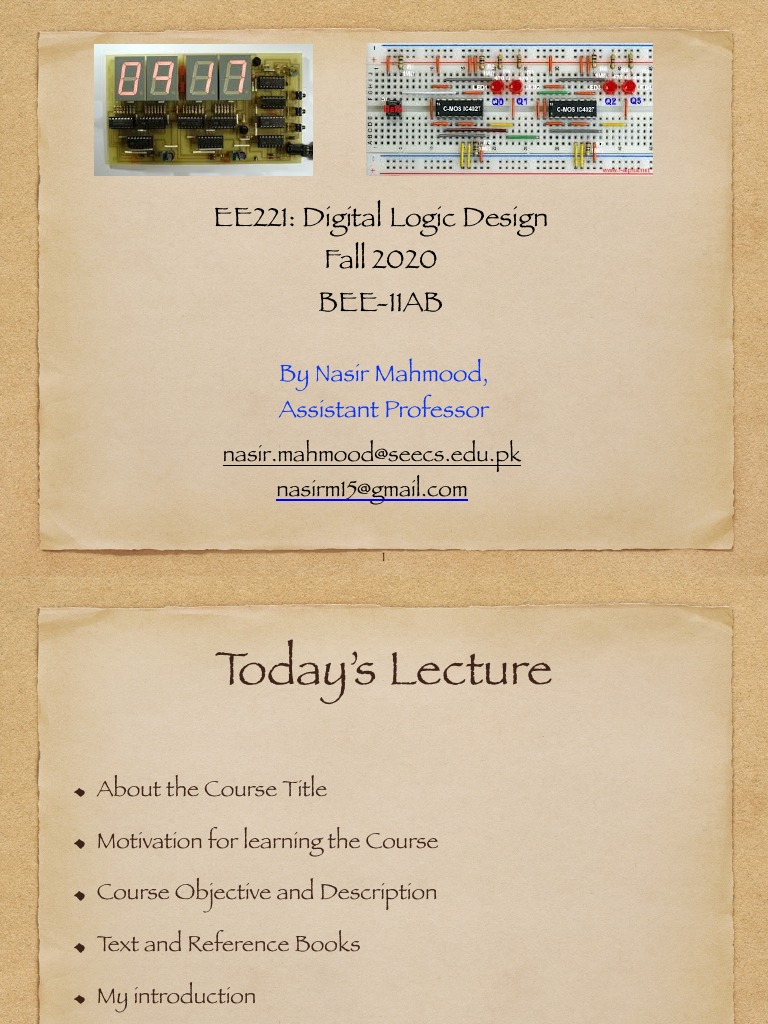 Digital Logic Design Overview 11AB | PDF | Logic Synthesis | Digital ...
