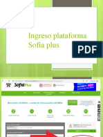 Ingreso Plataforma Sofía Plus