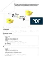 Bonding Two VPLS Interfaces: Network Diagram