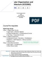 Computer Organization and Architecture (ECE2002)