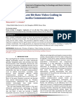 Application of Low Bit Rate Video Coding in Wireless Multimedia Communication