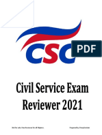 Civil Service Exam Reviewer 2021