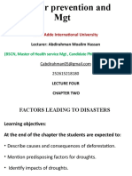 Disaster Prevention and Mgtlecture 4