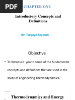 Chapter One: Introductory Concepts and Definitions