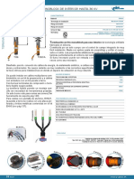 Terminacion Monoblock de Interior Hasta 36 KV: Erminación en Frío Monoblock para Uso Interior de Tecnología Enfilable