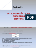Capitolul 1: Introducere În Teoria Circuitelor Electrice