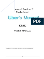 Advanced Pentium II Motherboard: User'S Manual