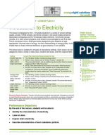 Introduction To Electricity: Energy Use and Delivery - Lesson Plan 3.1