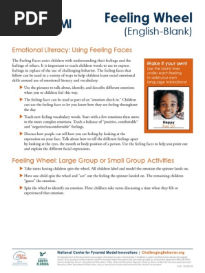 FeelingFaces Wheel en-Blank