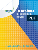 Lei Organica Do Municipio de Barueri - Atualizada Ate A Emenda 26-2016 - Revisao 2021.01.11