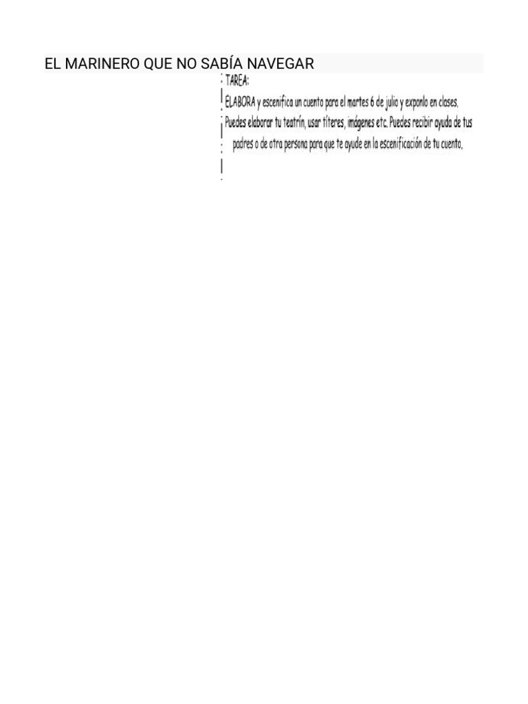 La historia de un marinero que aprendió la importancia de la