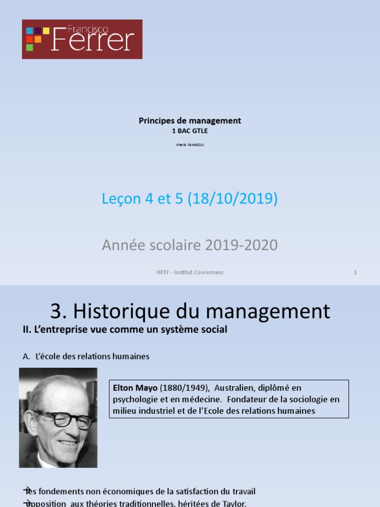 Principes du management moderne | PDF | Motivation | Motivant
