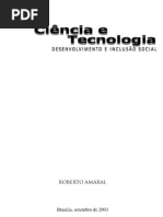 ciencia e tecnologia - desenvolvimento e inclusao social