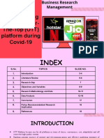 Emerging Trend of OTT Platform During Covid 19 Research Paper