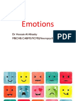 Emotions: DR Hussain Al Alkaaby MBCHB - CABMS.FICMS (Neuropsychiatry)
