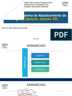 Sistema de abastecimento de água: captação, adução e tratamento