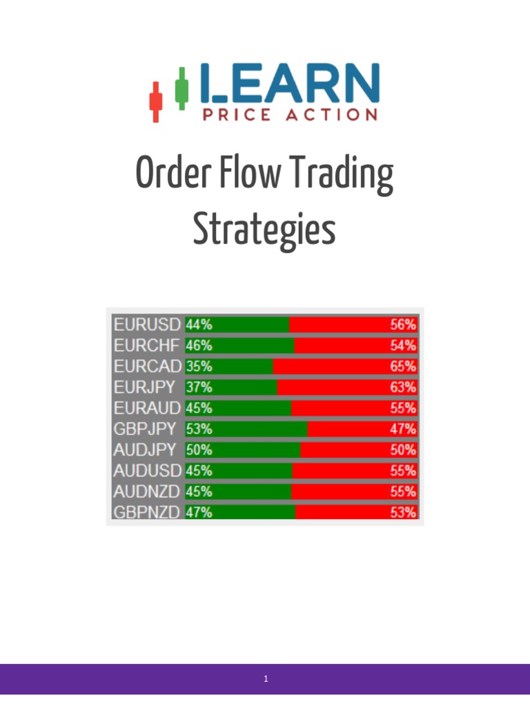 Order Flow Trading Strategies Pdf Economies Market Economics