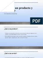 Qué Es Un Producto y Servicio