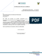 P-DRSS-02-F-17 Carta de Liberacion Del Asesor Academico