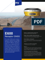 Brochure GNSS e Survey E600