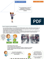 Área: Matemática: Hoy Aprenderemos A Resolver Problemas A Través de La Comprensión de Las Unidades Y Decenas