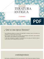 Literatura Antigua