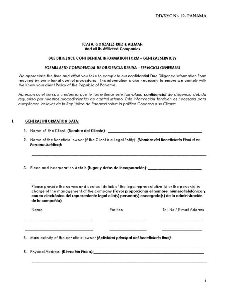 Formulario de Servicios Generales - Form General Services | PDF | Gobierno