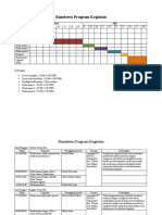 Rundown Program Kegiatan