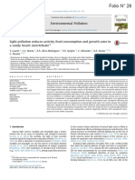 Light Pollution Reduces Activity Food Consumption and Growth Luarte Et. Al