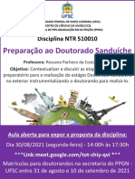 Aula Doutorado Sanduíche