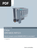 Faqs Siwarex Wp321: How Do I Program Several SIWAREX WP321 in One Project?