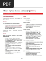 Vmware Vsphere: Optimize and Scale (V7) : (Vsos7)