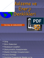 Enerji̇ Denkli̇kleri̇