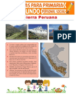 La Sierra Peruana Para Segundo Grado de Primaria Compressed