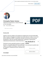 Christopher Naeter Jiménez - Subgerente de Administración y Gestión de Personas - Coca-Cola Andina - LinkedIn