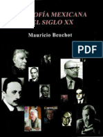 Beuchot Mauricio Filosofia Mexicana Del Siglo XX PDF