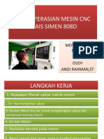 Pengoperasian Mesin CNC Frais Simen 808D