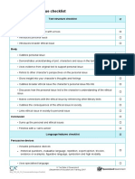 Persuasive Monologue Checklist