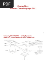 Chapter 5 - Stucture Query Language