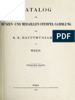 60848247 Katalog Der Munzen Und Medaillen Stempel Sammlung Des K K Hauptmunzamtes in Wien Bd IV