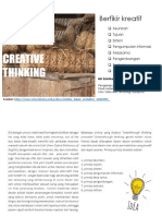Berfikir Kreatif (Creative Thinking) Dalam Proses Desain