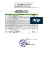 Jadwal Kegiatan Santri