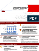 Draft Policy Recommendation On Domestic Wastewater Management and Potential Project Proposal in Indonesia