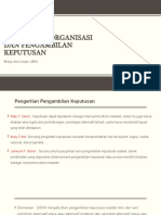 2020 - Manajemen Organisasi Dan Pengambilan Keputusan